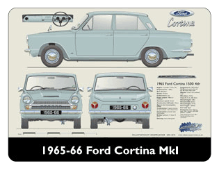 Ford Cortina MkI 4Dr 1965-66 Mouse Mat